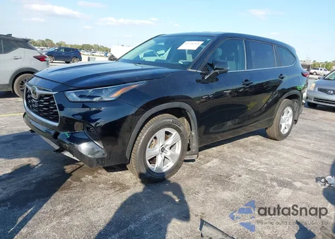 2021 Toyota Highlander Le из США, поврежденный, VIN 5TDBZRBH2MS085139